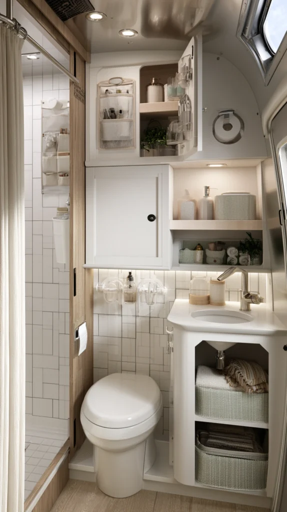 13 Fall Camper Bathroom Storage Solutions for Tight Spaces 14 ef 13 1