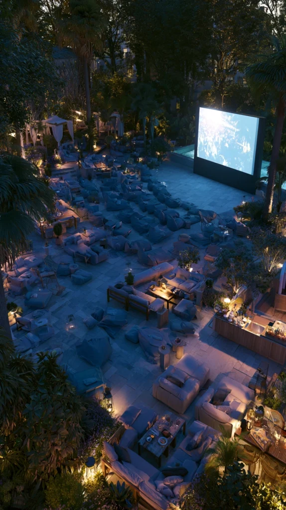 15 Summer Outdoor Movie Night Ideas Beyond the Basic Projector Setup 16 ef 15