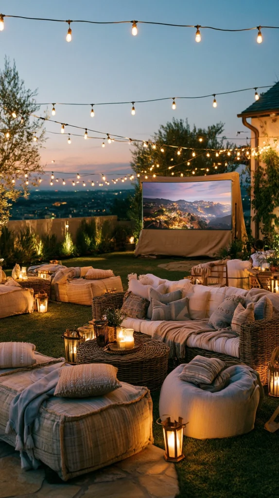 15 Summer Outdoor Movie Night Ideas Beyond the Basic Projector Setup 5 ef 4