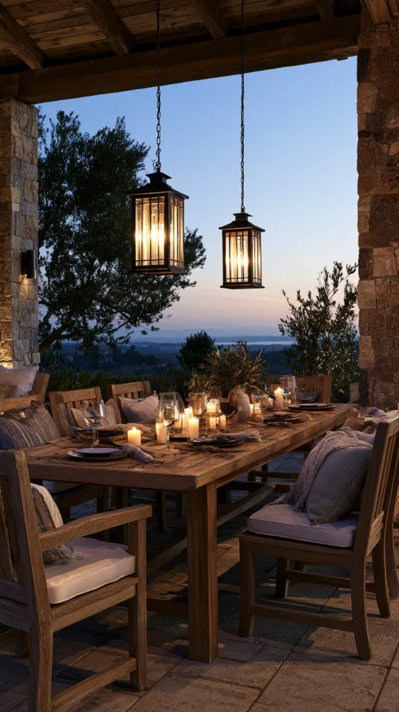 14 Citronella and Candle Lantern Tablescape Ideas for Warm Evening Dining 13 ew 12 1
