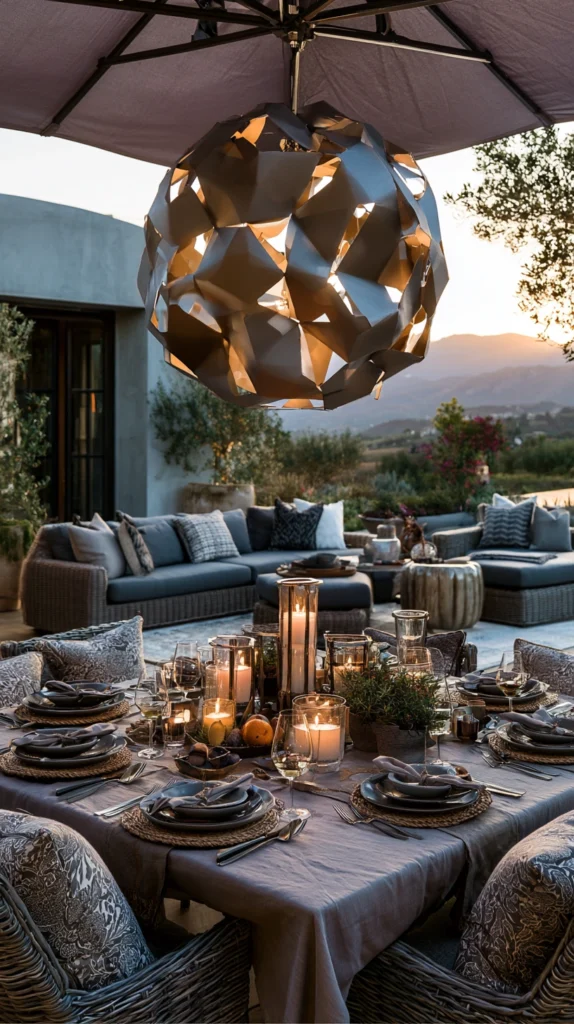 14 Citronella and Candle Lantern Tablescape Ideas for Warm Evening Dining 14 ew 13 1