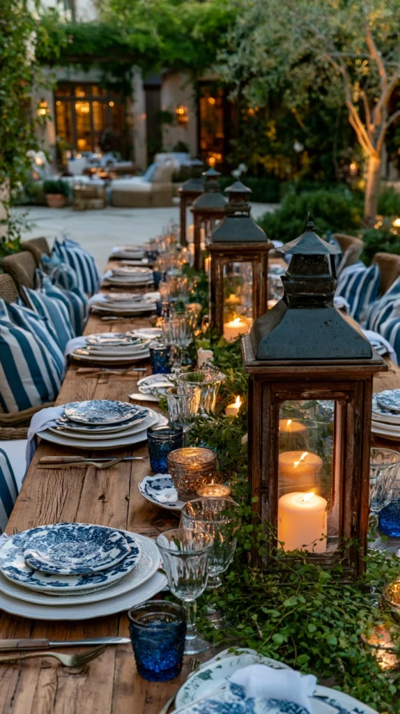 14 Citronella and Candle Lantern Tablescape Ideas for Warm Evening Dining 15 ew 14 1
