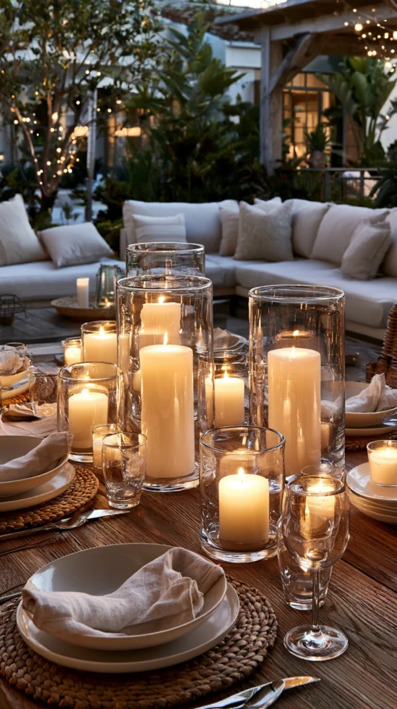 14 Citronella and Candle Lantern Tablescape Ideas for Warm Evening Dining 4 ew 3 1