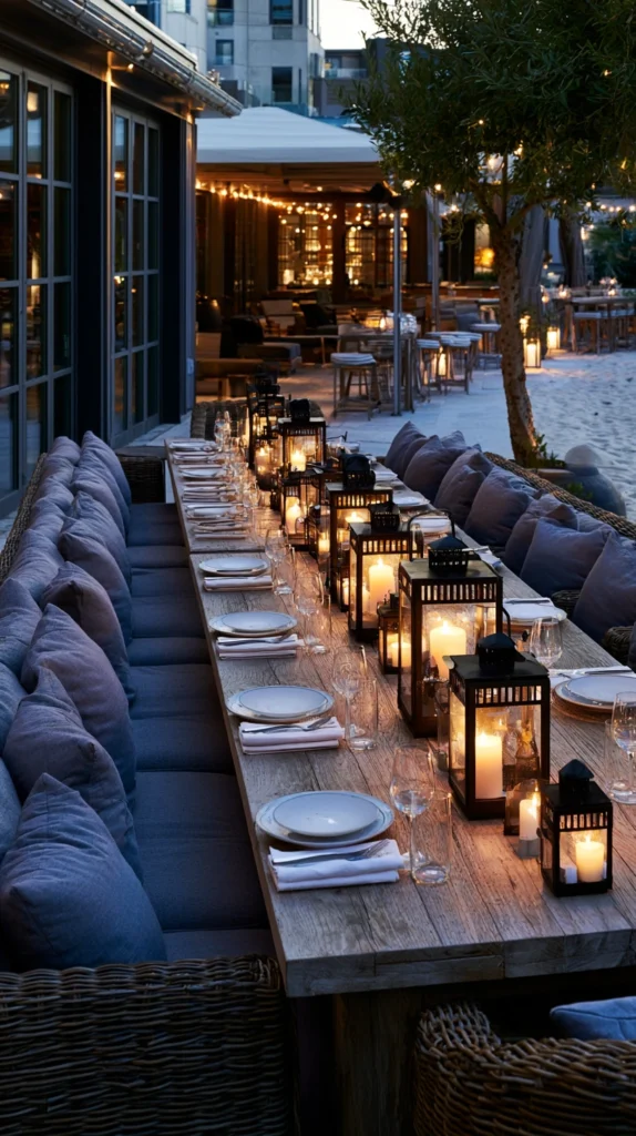 14 Citronella and Candle Lantern Tablescape Ideas for Warm Evening Dining 6 ew 5 1