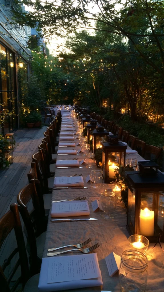 14 Citronella and Candle Lantern Tablescape Ideas for Warm Evening Dining 10 ew 9 1