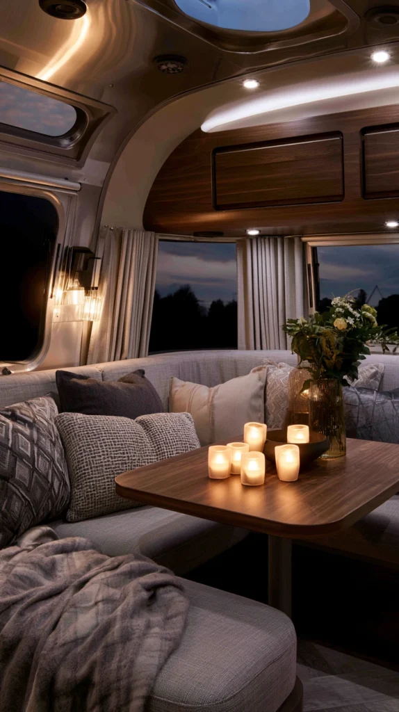 14 Ways to Build a Genuinely Cozy Camper Living Room Nook 11 fg 10
