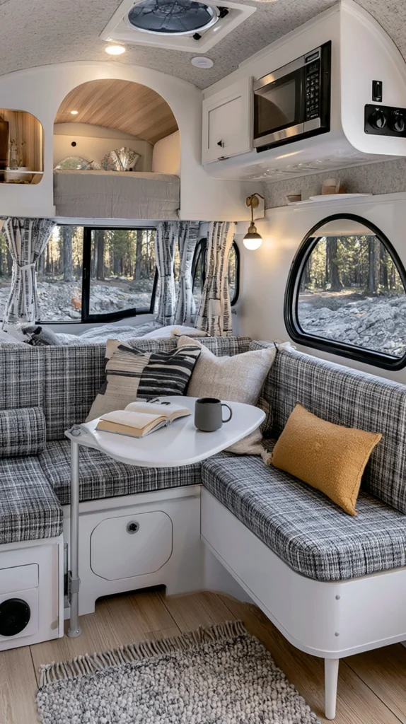 14 Ways to Build a Genuinely Cozy Camper Living Room Nook 5 fg 4