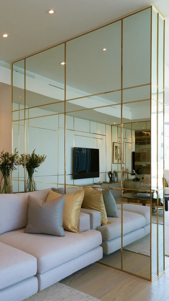 14 Gold Mirror Decor Ideas to Brighten and Enlarge Your Space 10 od 9
