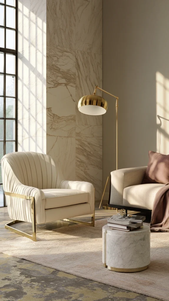 15 Minimalist Spaces with Gold Accents That Still Feel Warm 4 pi 3
