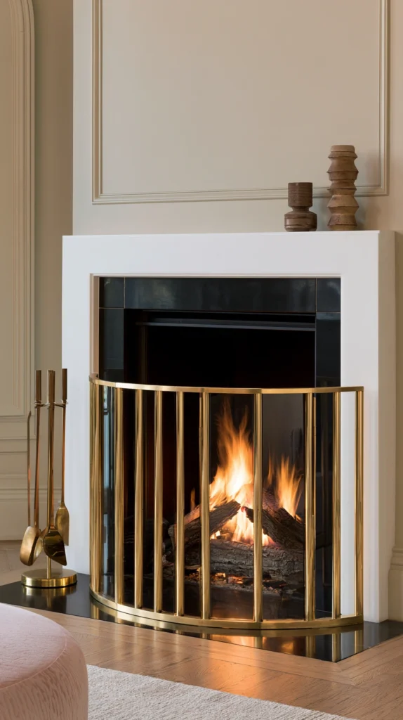 14 Gold Accent Fireplace Ideas for a Glamorous Focal Point 3 pk 2 1