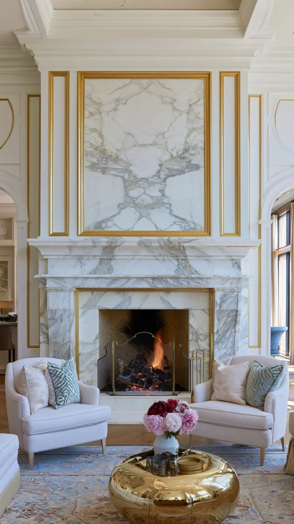 14 Gold Accent Fireplace Ideas for a Glamorous Focal Point 4 pk 3 1