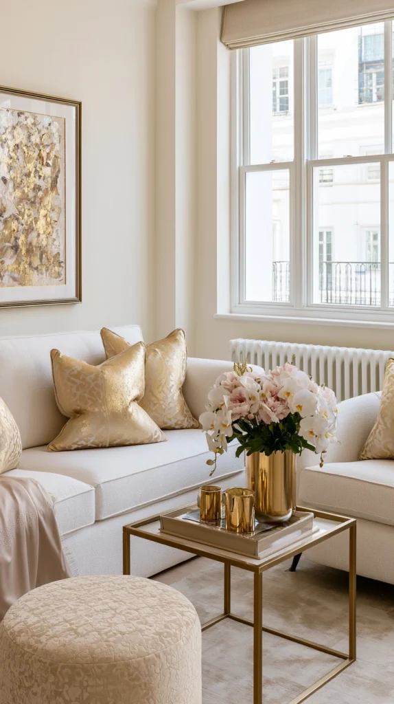 14 Champagne Gold Decor Ideas for Soft Luxury Interiors 7 po 6
