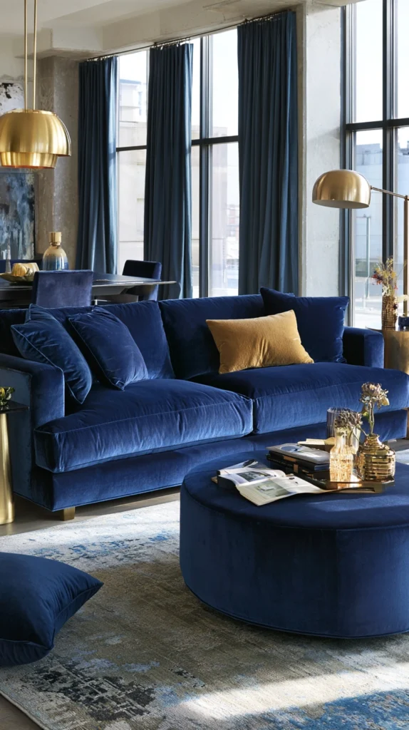 15 Cobalt Blue Living Room Ideas That Make a Bold Statement 3 re 2