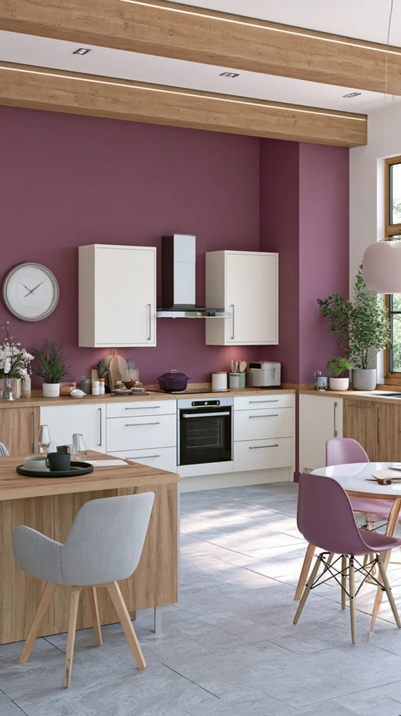 15 Aubergine Kitchen Ideas for a Bold, Moody Summer Makeover 7 rt 6 1