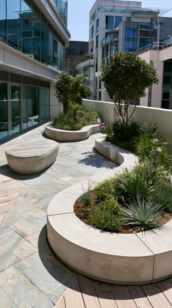 15 Curved Outdoor Furniture Ideas for a Flow-Friendly Patio 8 rt 7