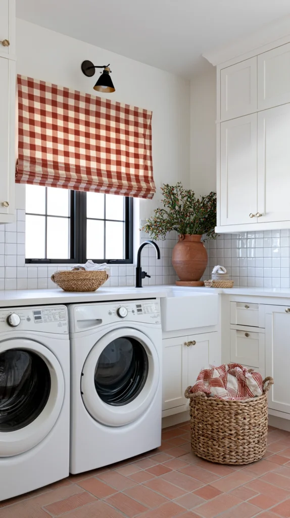13 Pumpkin and Plaid Accents for a Seasonal Laundry Room 2 sd 1 1