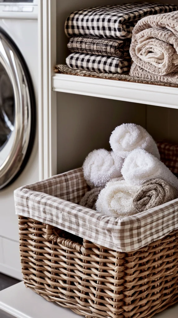 13 Pumpkin and Plaid Accents for a Seasonal Laundry Room 4 sd 3 1