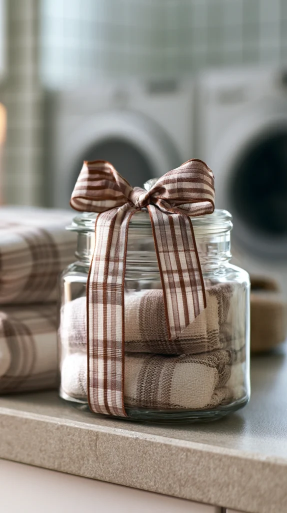 13 Pumpkin and Plaid Accents for a Seasonal Laundry Room 6 sd 5 1