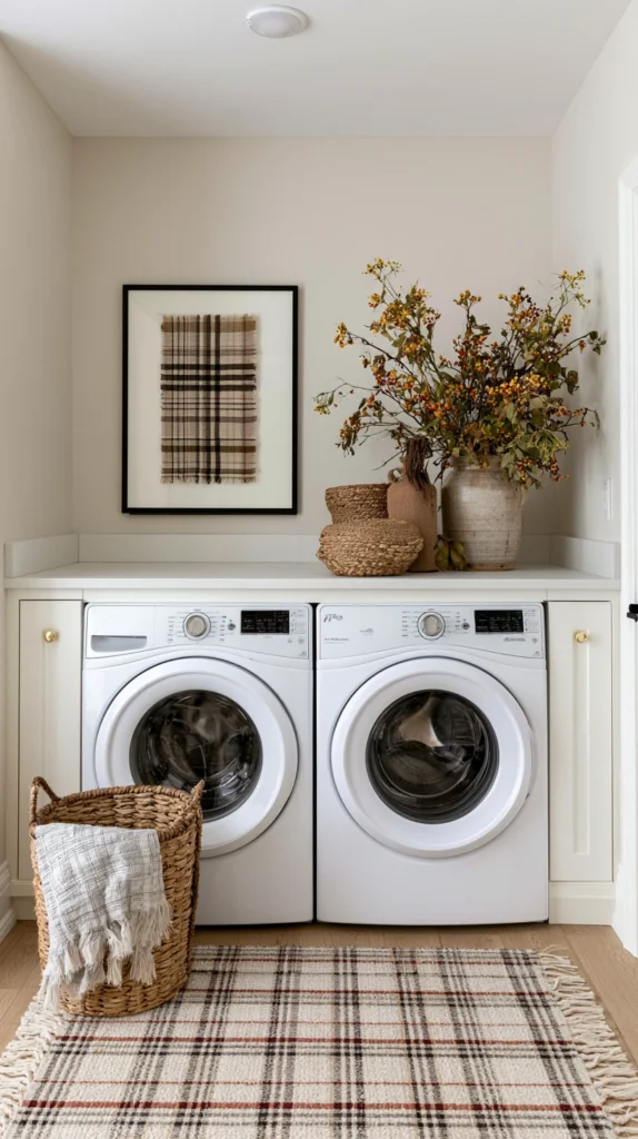 13 Pumpkin and Plaid Accents for a Seasonal Laundry Room 7 sd 6 1