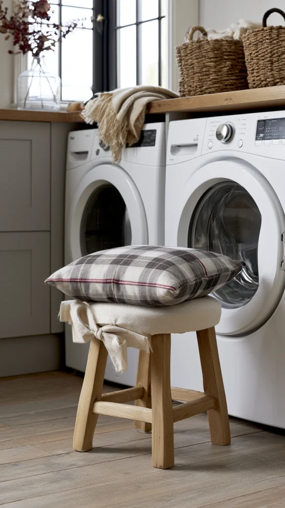 13 Pumpkin and Plaid Accents for a Seasonal Laundry Room 9 sd 8 1