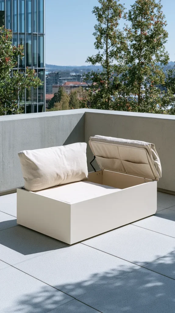 14 Storage-Integrated Outdoor Furniture Ideas for the Organized Host 6 uy 5
