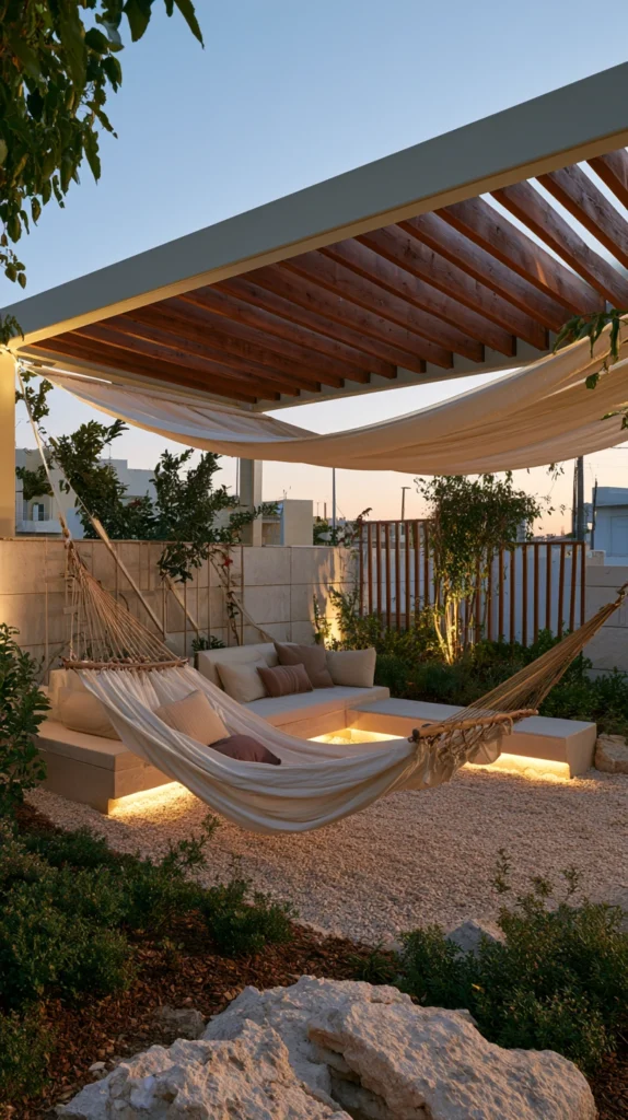 14 Shaded Hammock Nook Ideas for the Ultimate Summer Backyard Escape 15 we 14