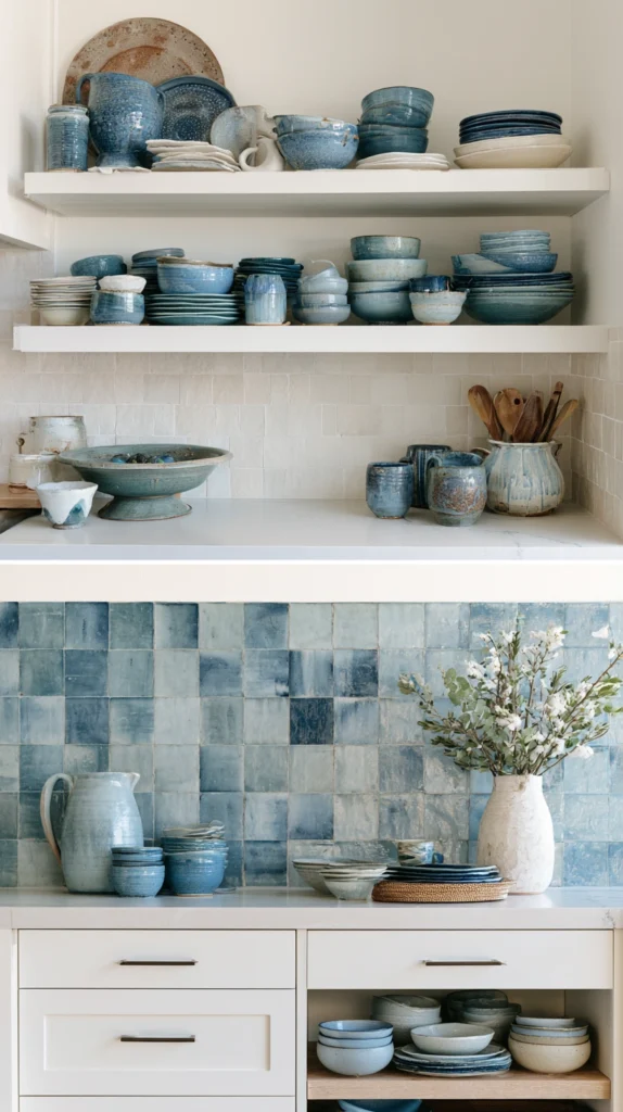 15 Blue Zellige Tile Kitchen Ideas for an Earthy Artisan Look 13 wr 12