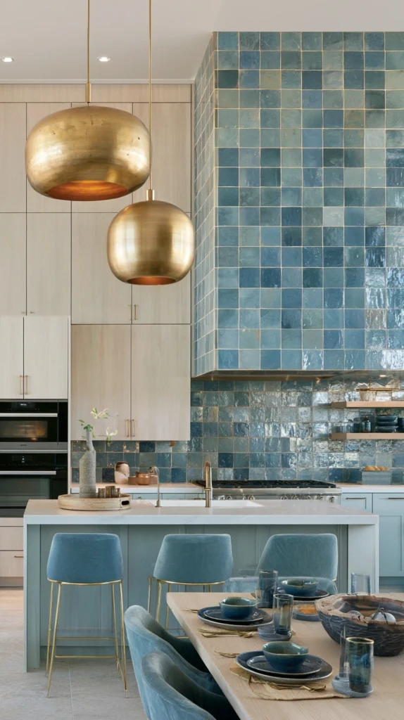 15 Blue Zellige Tile Kitchen Ideas for an Earthy Artisan Look 15 wr 14
