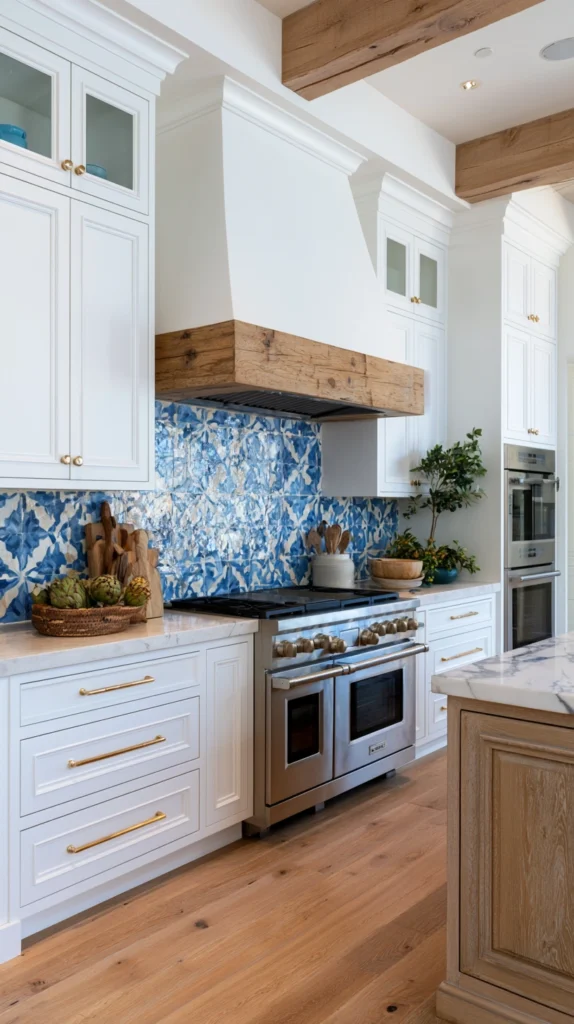 15 Blue Zellige Tile Kitchen Ideas for an Earthy Artisan Look 6 wr 5