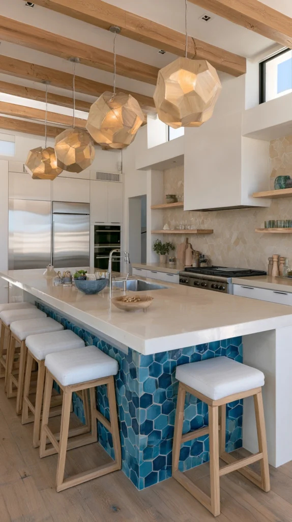 15 Blue Zellige Tile Kitchen Ideas for an Earthy Artisan Look 7 wr 6