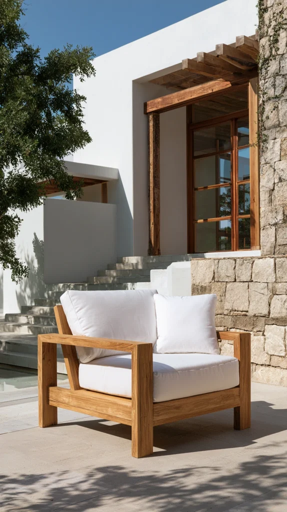15 Warm Wood Outdoor Furniture Ideas That Age Beautifully in Any Garden 2 ws 1