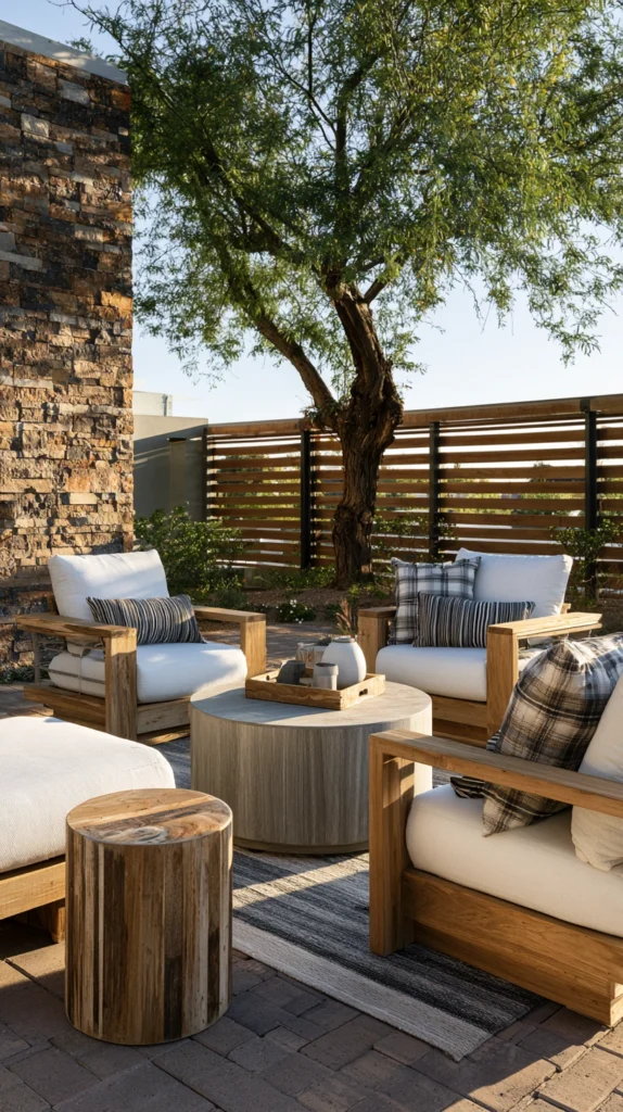 15 Warm Wood Outdoor Furniture Ideas That Age Beautifully in Any Garden 15 ws 14
