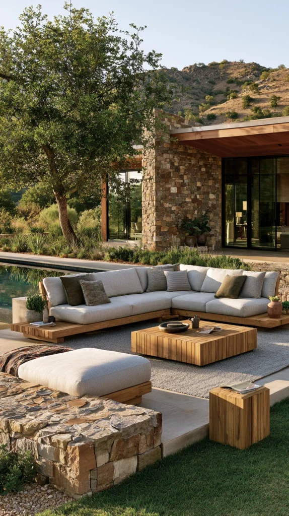 15 Warm Wood Outdoor Furniture Ideas That Age Beautifully in Any Garden 16 ws 15