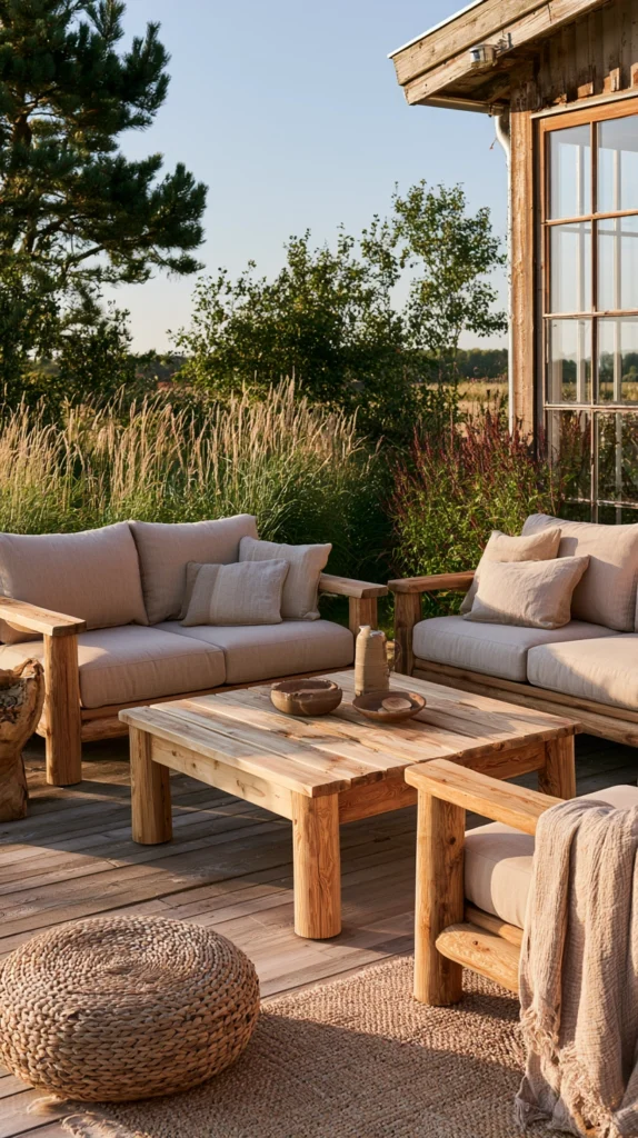 15 Warm Wood Outdoor Furniture Ideas That Age Beautifully in Any Garden 9 ws 8