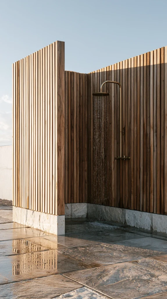 15 Summer Outdoor Shower Ideas That Feel Luxurious 2 yd 1