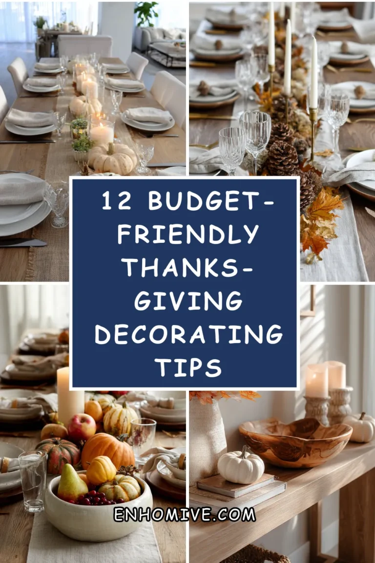 12 Budget-Friendly Thanksgiving Decorating Tips