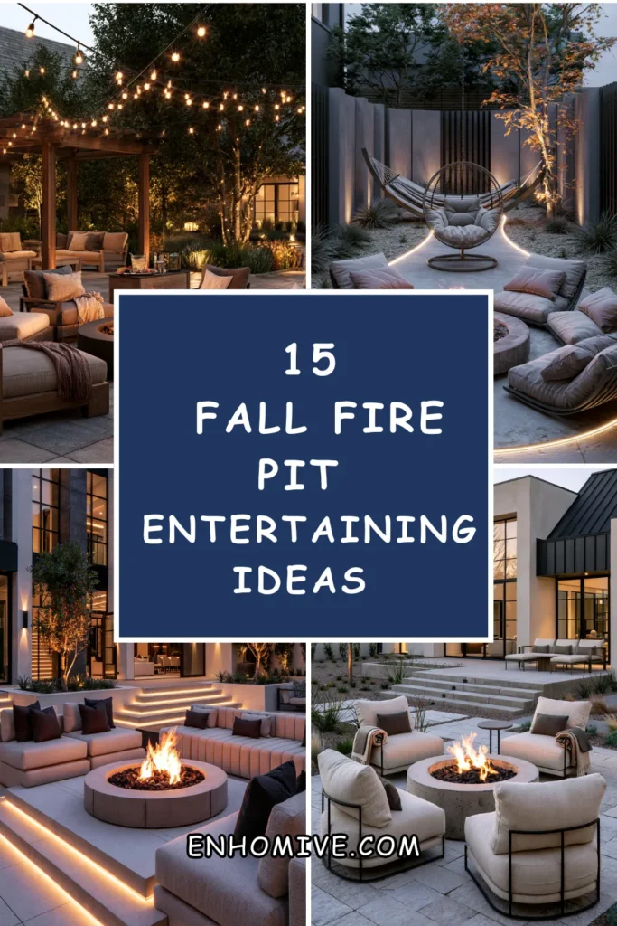 15 Fall Fire Pit Entertaining Ideas With Cozy Seating Arrangements 1 How 78