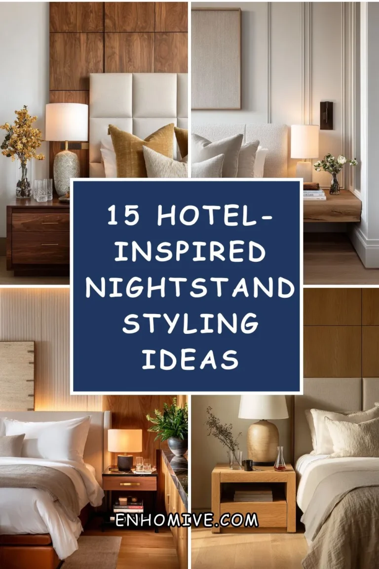 15 Hotel-Inspired Nightstand Styling Ideas