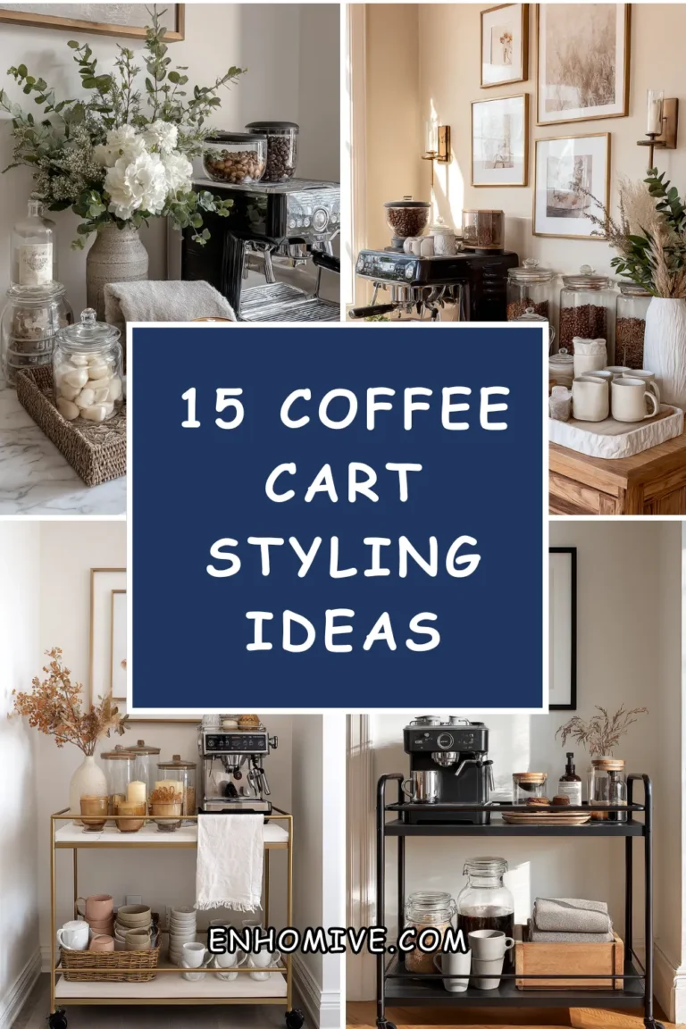15 Coffee Cart Styling Ideas for a Cozy Home Café