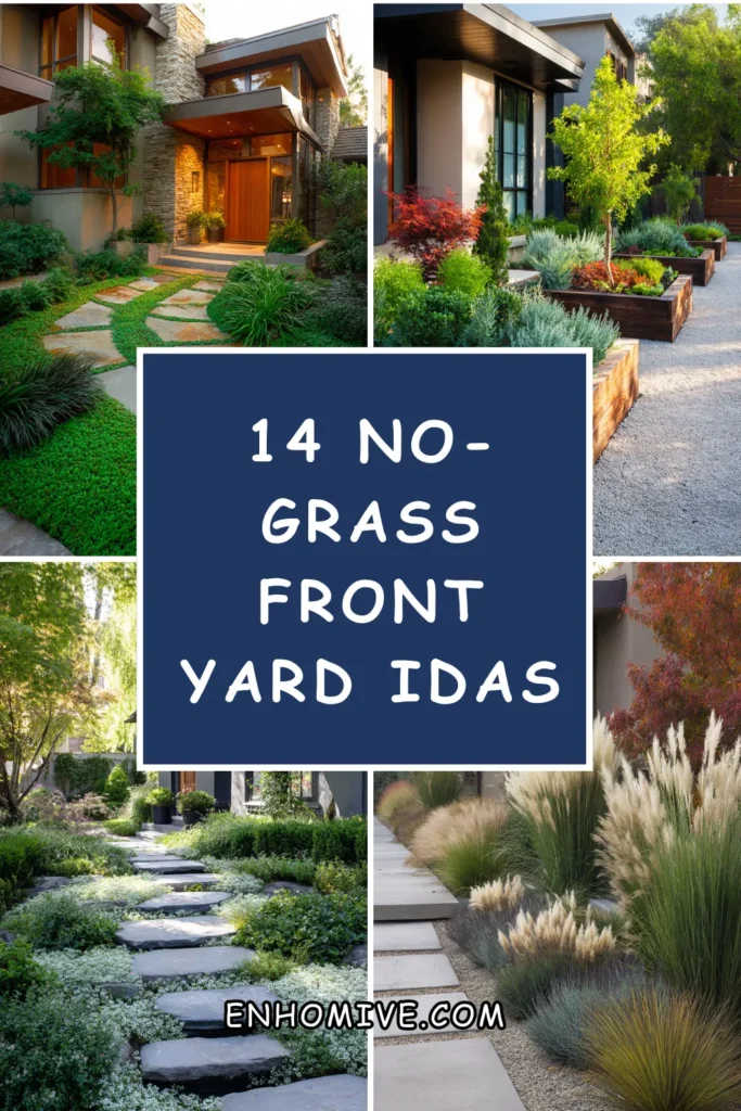 14 No-Grass Front Yard Ideas That Still Look Lush 1 How 98 1