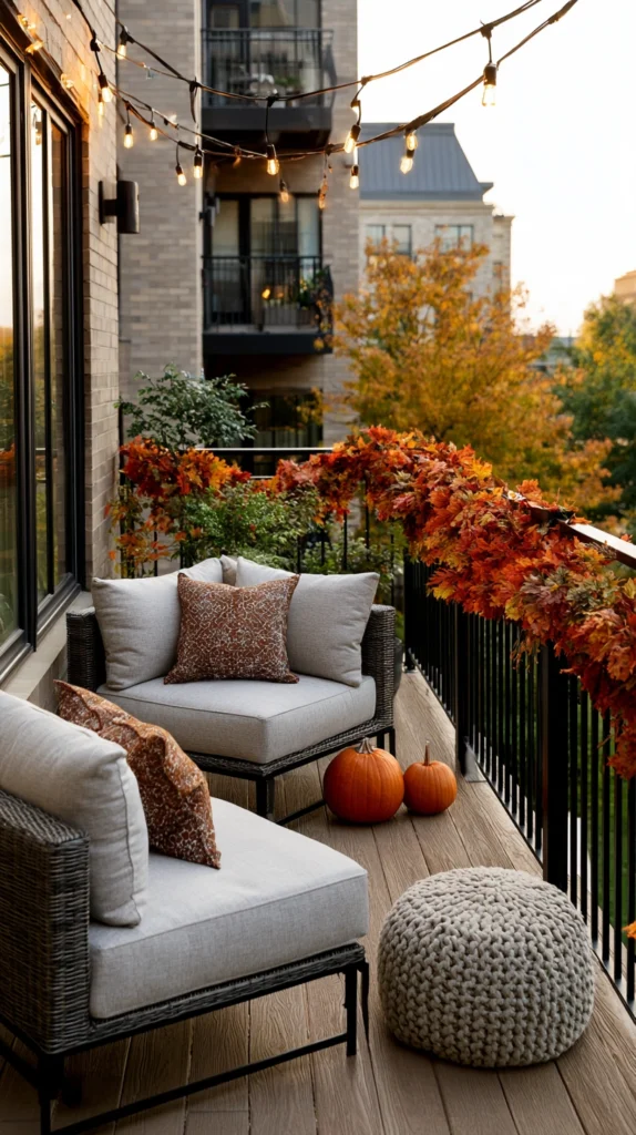 15 Fall Balcony Decor Ideas for Apartment Dwellers Who Want Autumn Vibes 5 WS 4 2