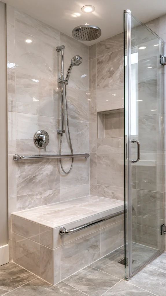 15 Shower Bench Design Ideas 15 ed 14 3