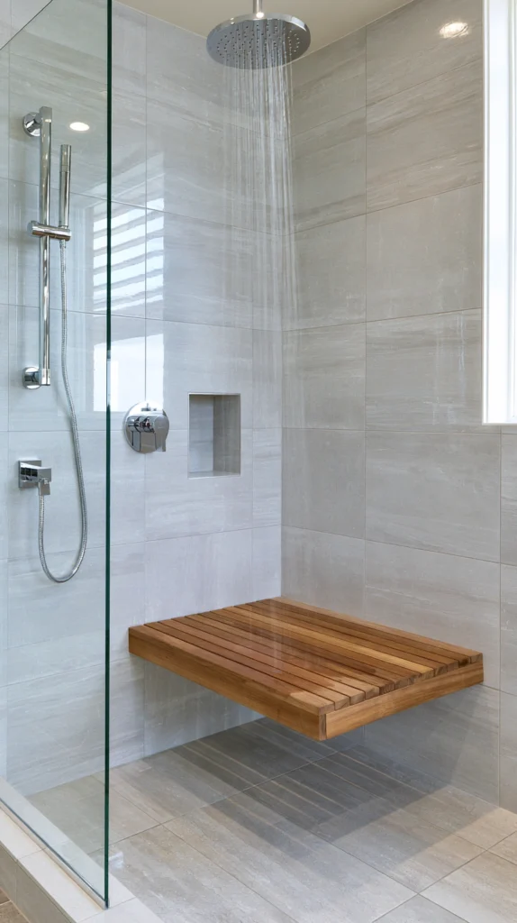 15 Shower Bench Design Ideas 3 ed 2 3