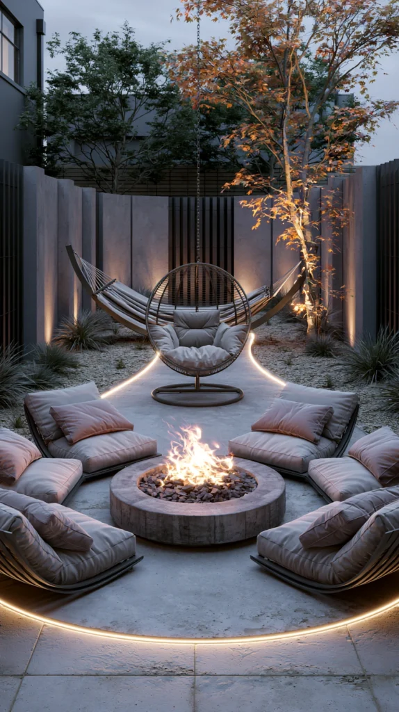 15 Fall Fire Pit Entertaining Ideas With Cozy Seating Arrangements 7 ed 6 1
