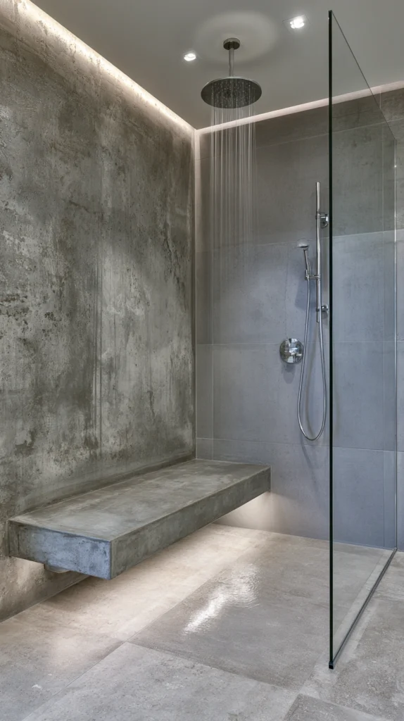 15 Shower Bench Design Ideas 7 ed 6 3