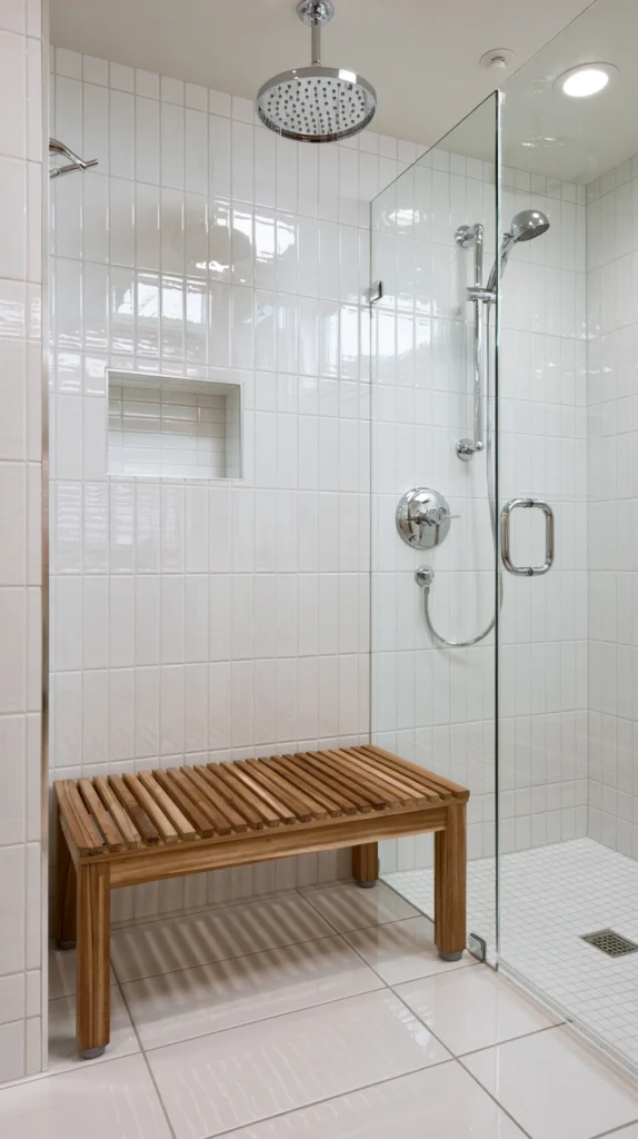 15 Shower Bench Design Ideas 10 ed 9 3
