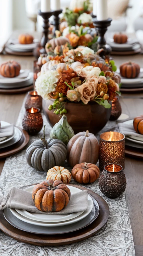 14 Harvest Table Centerpiece Ideas for an Elegant Thanksgiving Spread 14 fd 13 2