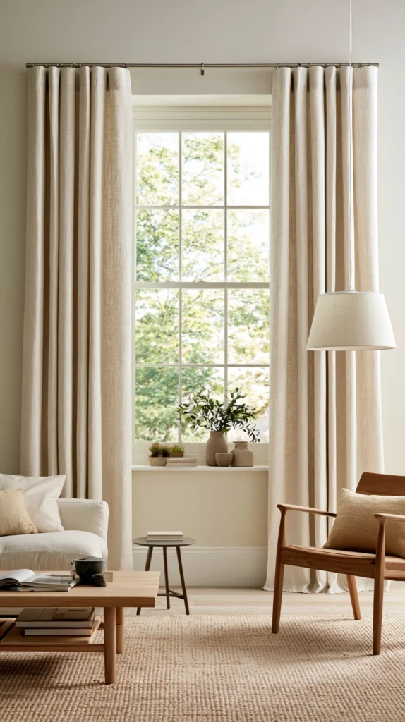 7 Living Room Curtain Ideas to Frame Your Windows 3 fd 2 7