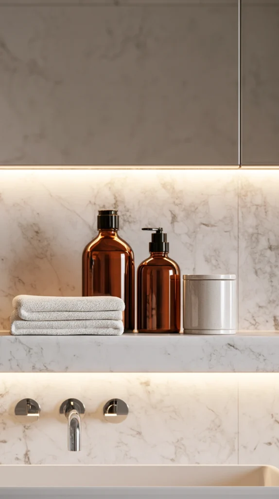 12 Bathroom Shelf Styling Ideas for Function and Flair 2 ff 1