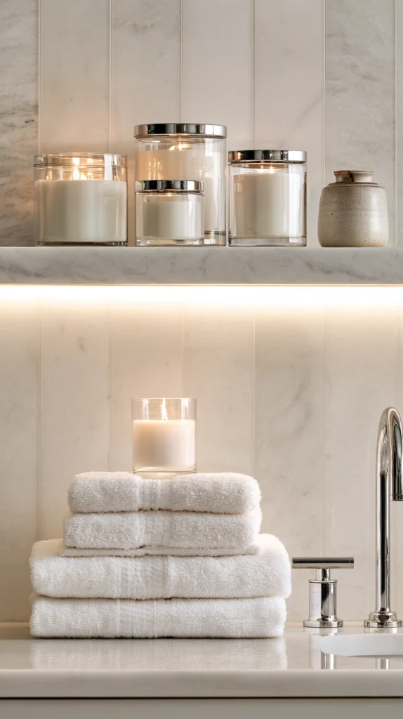 12 Bathroom Shelf Styling Ideas for Function and Flair 12 ff 11